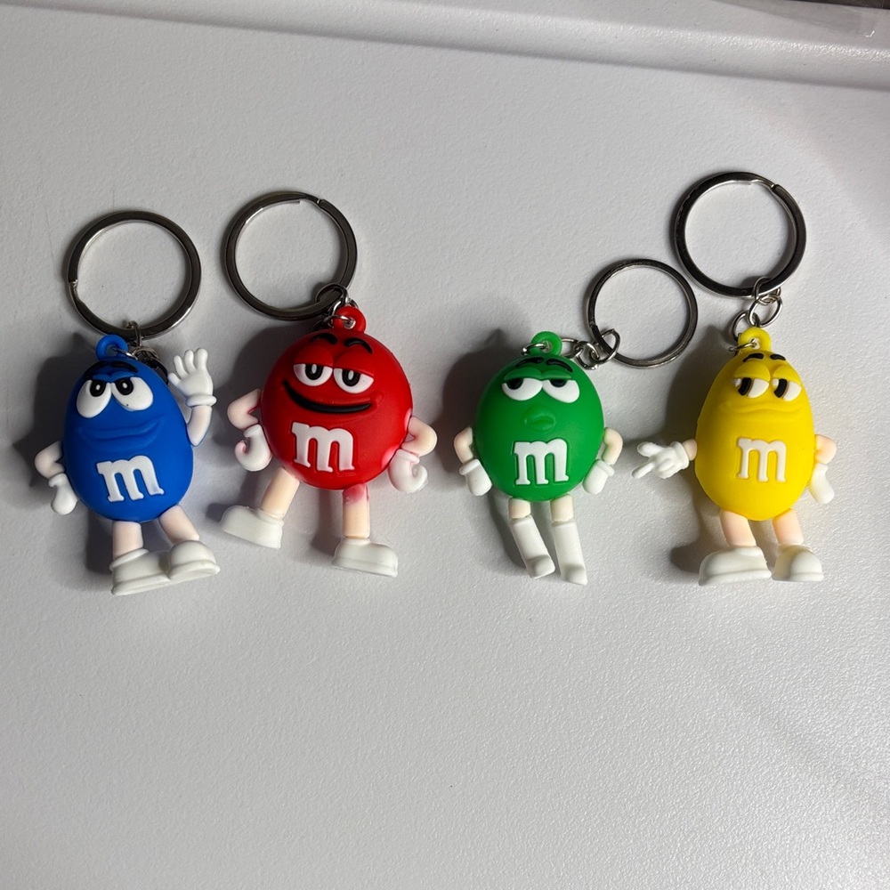 M&M Character Keychains Set New